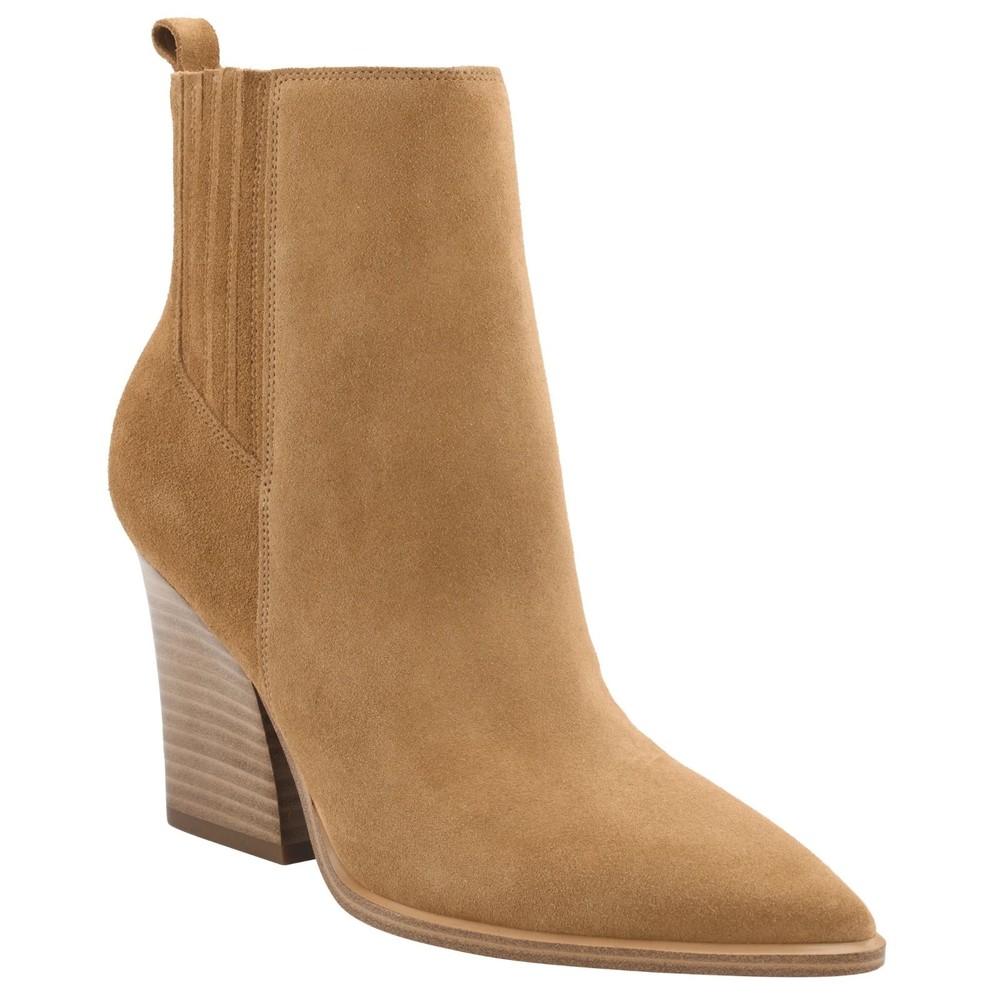 Marc Fisher Tan Ankle Boots